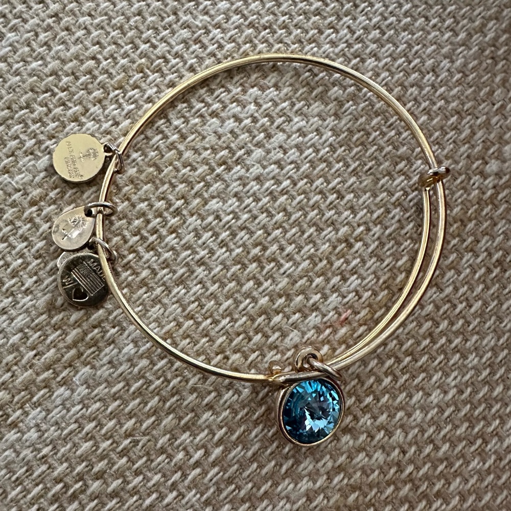 Alex and Ani Bracelet March Birthstone